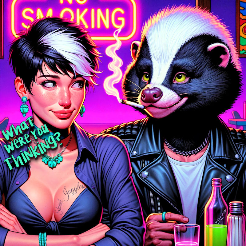 Skunk Jugglers Cover Art Example